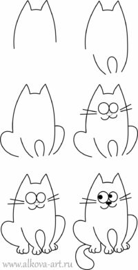 gato dibujo